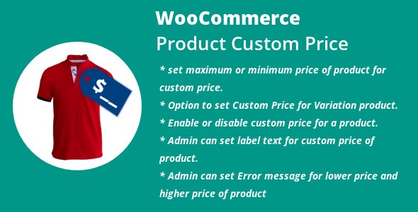 WordPress WooCommerce Product Custom Price