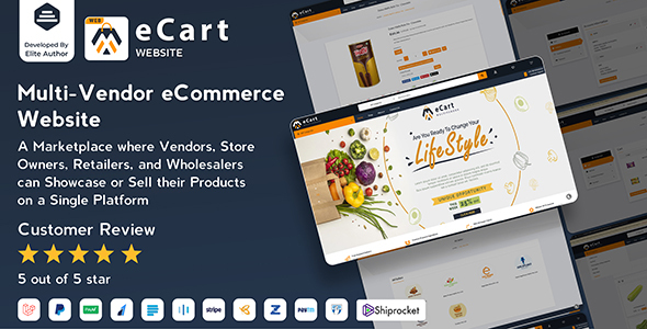 eCart Web – Multi Vendor eCommerce Marketplace