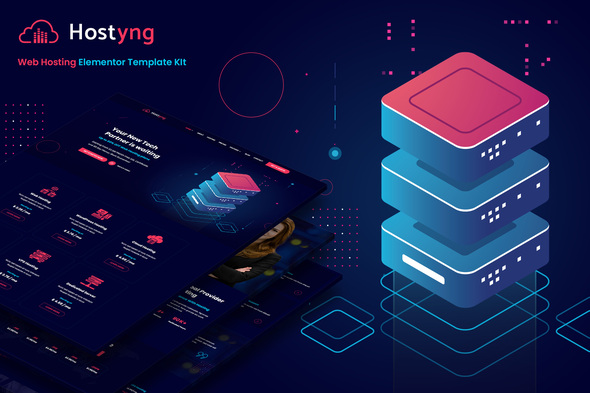 Hostyng – Web Hosting Elementor Template Kit