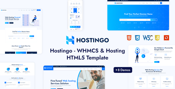 Hostingo – WHMCS & Hosting HTML5 Template